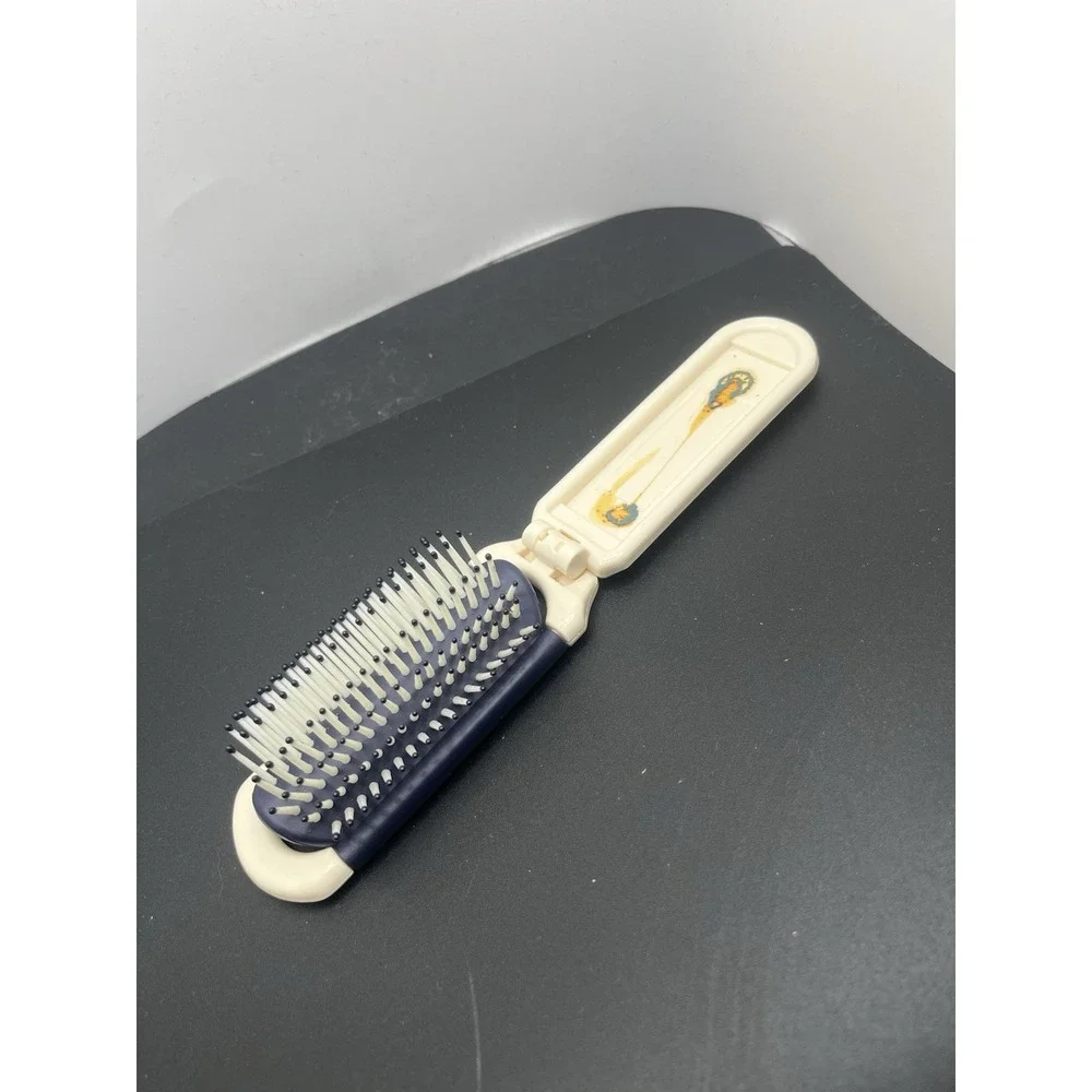 ESTEE LAUDER Foldable Hair Brush without Mirror‎ Travel Pop Up RARE VTG 80s